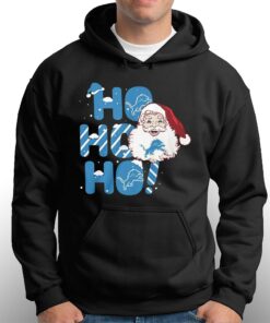 Hohoho Detroit Lions Christmas 2023 T shirt 3