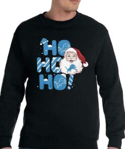 Hohoho Detroit Lions Christmas 2023 T shirt 4