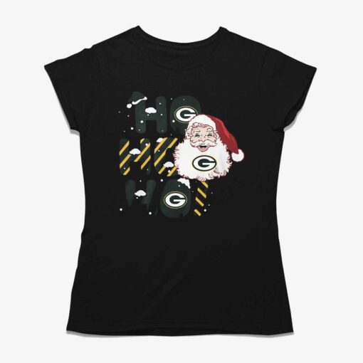 Hohoho Green Bay Packers Christmas 2023 T-shirt