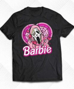 Horror Doll Characters Pink Doll Ghost Face T-shirt Horror Doll Characters Pink Doll Ghost Face T-shirt