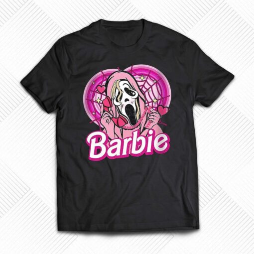 Horror Doll Characters Pink Doll Ghost Face T-shirt