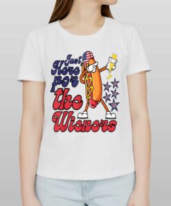 Hot Dog Just Here For The Wieners 4th Of July T-shirt Hot Dog Just Here For The Wieners 4th Of July T-shirt