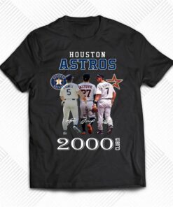 Houston Astros 2000 Hits Club Signature T-shirt Houston Astros 2000 Hits Club Signature T-shirt