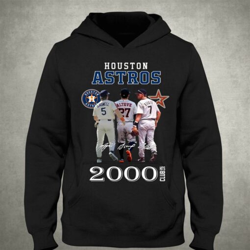 Houston Astros 2000 Hits Club Signature T-shirt