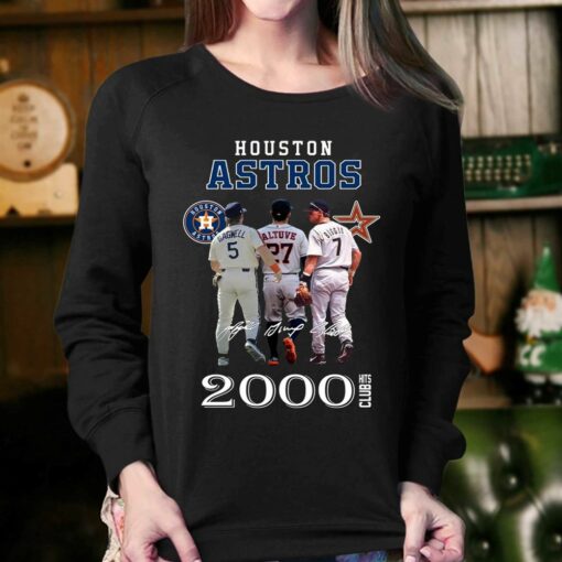 Houston Astros 2000 Hits Club Signature T-shirt