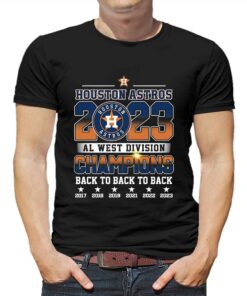 Houston Astros Al West Division Champions Back To Back To Back T-shirt Houston Astros Al West Division Champions Back To Back To Back T-shirt