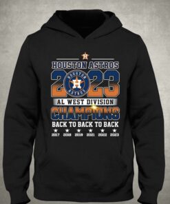 Houston Astros Al West Division Champions Back To Back To Back T-shirt 2 Houston Astros Al West Division Champions Back To Back To Back T shirt 3