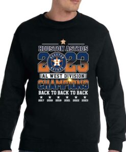 Houston Astros Al West Division Champions Back To Back To Back T-shirt 3 Houston Astros Al West Division Champions Back To Back To Back T shirt 4
