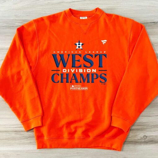 Houston Astros Fanatics Branded 2023 Al West Division Champions Locker Room T-shirt