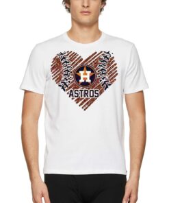 Houston Astros Heart Baseball Team Shirt Houston Astros Heart Baseball Team Shirt