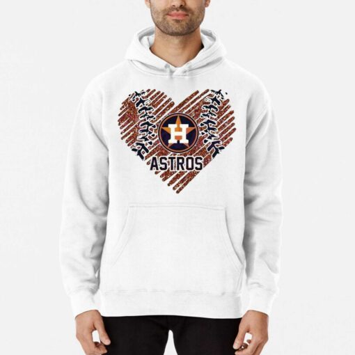 Houston Astros Heart Baseball Team Shirt