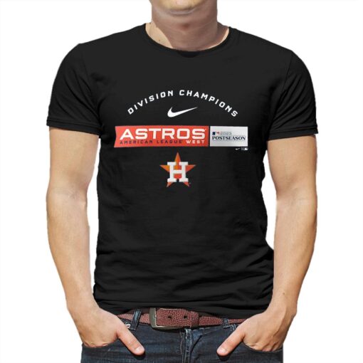 Houston Astros Nike 2023 Al West Division Champions T-shirt