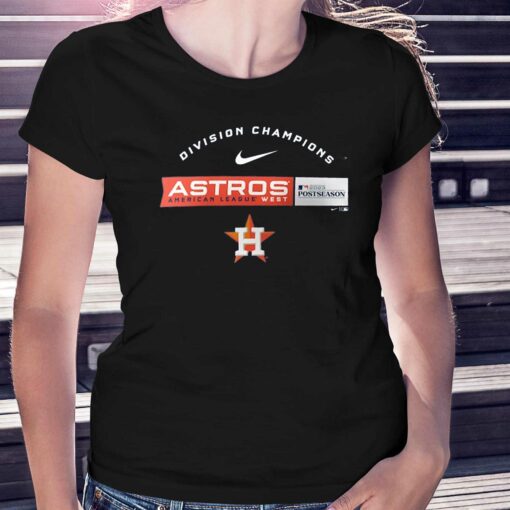 Houston Astros Nike 2023 Al West Division Champions T-shirt