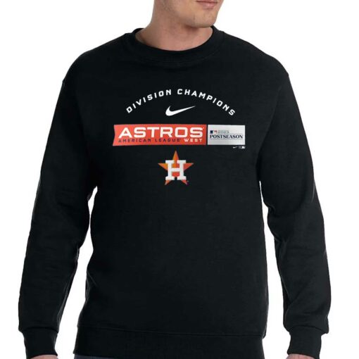 Houston Astros Nike 2023 Al West Division Champions T-shirt