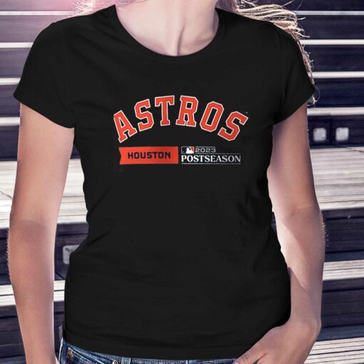 Houston Astros Nike 2023 Postseason Authentic Collection Dugout T-shirt