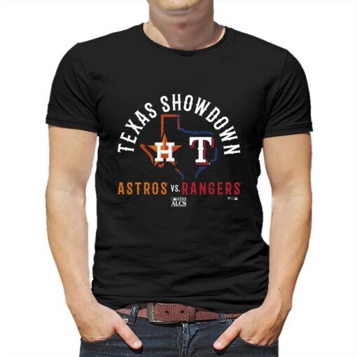 Houston Astros Vs Texas Rangers 2023 Alcs Matchup Texas Showdown T-shirt