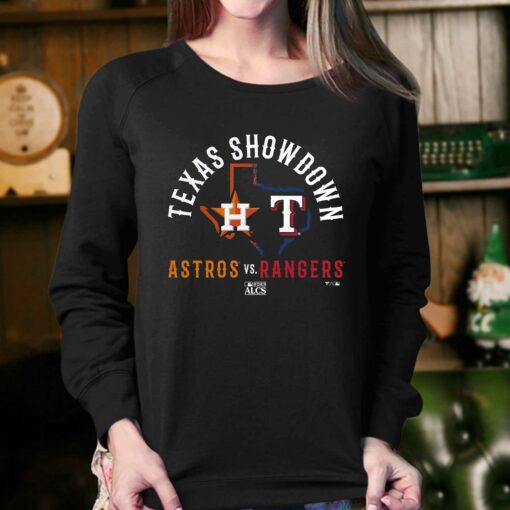 Houston Astros Vs Texas Rangers 2023 Alcs Matchup Texas Showdown T-shirt