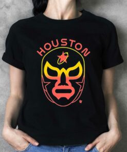 Houston Baseball Lucha Mask Shirt 1 Houston Baseball Lucha Mask Shirt 2