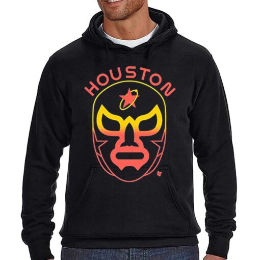 Houston Baseball Lucha Mask Shirt