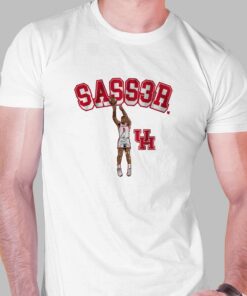 Houston Basketball Marcus Sasser Sass3r T-shirt Houston Basketball Marcus Sasser Sass3r T-shirt