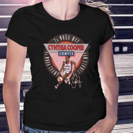 Houston Comets Cynthia Cooper Mvp Shirt