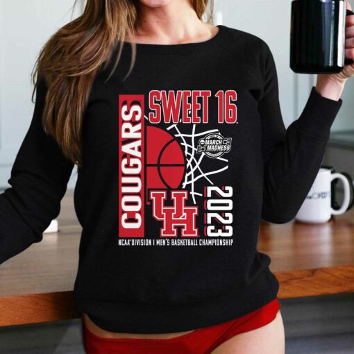 Houston Cougars 2023 Ncaa Men’s Basketball Tournament March Madness Sweet 16 T-shirt