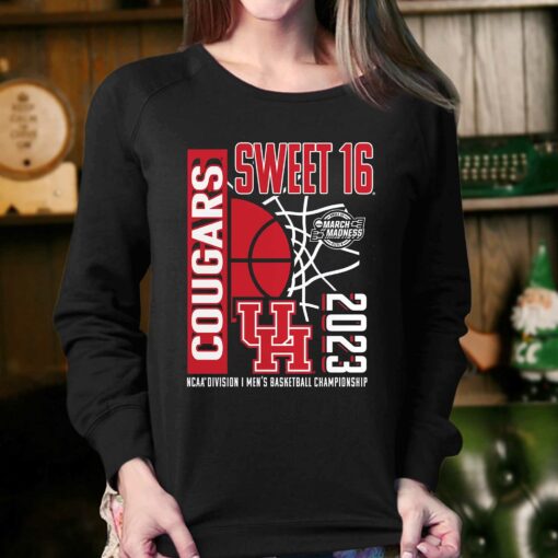 Houston Cougars 2023 Ncaa Men’s Basketball Tournament March Madness Sweet 16 T-shirt