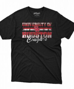 Houston Cougars University Throwback T shirt 1