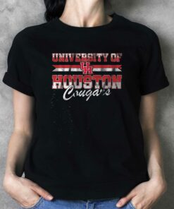 Houston Cougars University Throwback T-shirt 1 Houston Cougars University Throwback T shirt 2