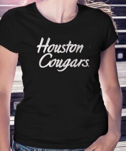 Houston Cougars Wordmark T-shirt 1 Houston Cougars Wordmark T shirt 2