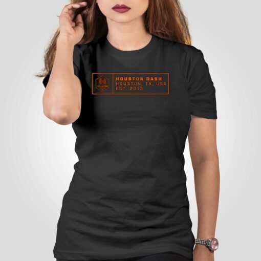 Houston Dash Established Microprint Shirt