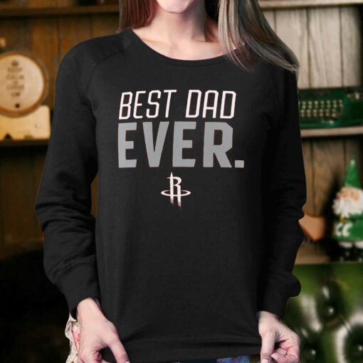 Houston Rockets Best Dad Ever Logo T-shirt