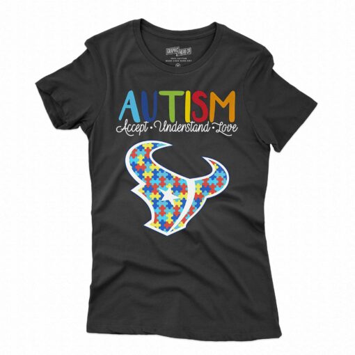 Houston Texans Nfl Autism Awareness Accept Understand Love Shirt