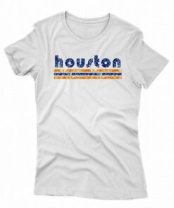 Houston Texas Retro Three Stripe Weathered Vintage Shirt Houston Texas Retro Three Stripe Weathered Vintage Shirt