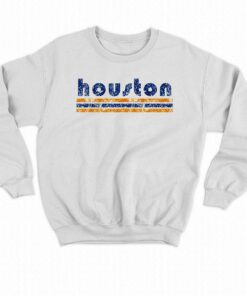 Houston Texas Retro Three Stripe Weathered Vintage Shirt 3 Houston Texas Retro Three Stripe Weathered Vintage Shirt 4