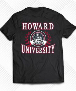 Howard University Bison Laurels T-shirt Howard University Bison Laurels T-shirt