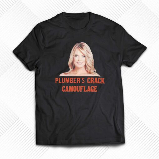 Humor Plumber Crack Camouflage Shirt