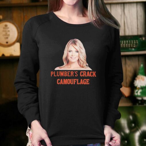 Humor Plumber Crack Camouflage Shirt