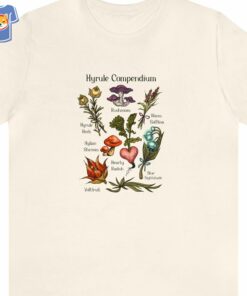 Hyrule Flora Shirt Breath Of The Wild Zelda Shirt Hyrule Flora Shirt Breath Of The Wild Zelda Shirt