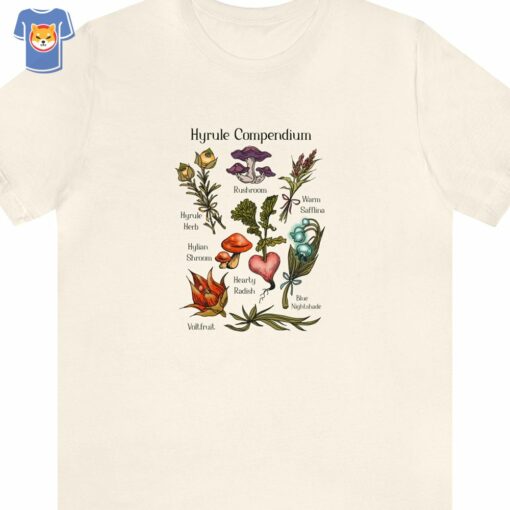 Hyrule Flora Shirt Breath Of The Wild Zelda Shirt