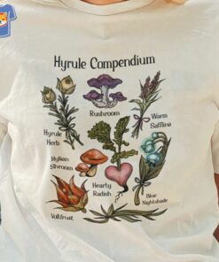 Hyrule Flora Shirt Breath Of The Wild Zelda Shirt 3