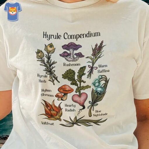 Hyrule Flora Shirt Breath Of The Wild Zelda Shirt