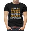 I Am A Grumpy Old Man My Level Of Sarcasm T-shirt