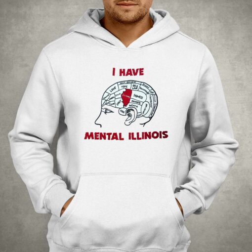 I Have Mental Illinois T-shirt