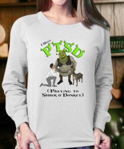 I Have Ptsd Praying To Shrek And Donkey T shirt 4