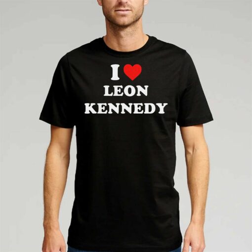 I Heart Leon Kennedy Resident Evil T-shirt