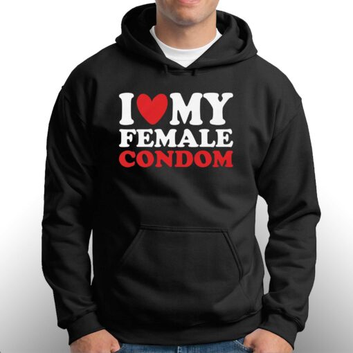 I Heart My Female Condom T-shirt