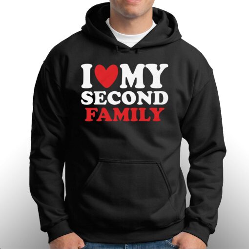 I Heart My Second Family T-shirt