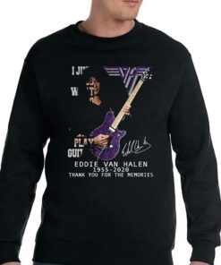 I Just Do What I Do Best And Thats Play Guitar Eddie Van Halen 1955 2020 Thank You For The Memories T shirt 4