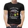 I Just Want To Work In My Garden And Hang Out Chicken T-shirt